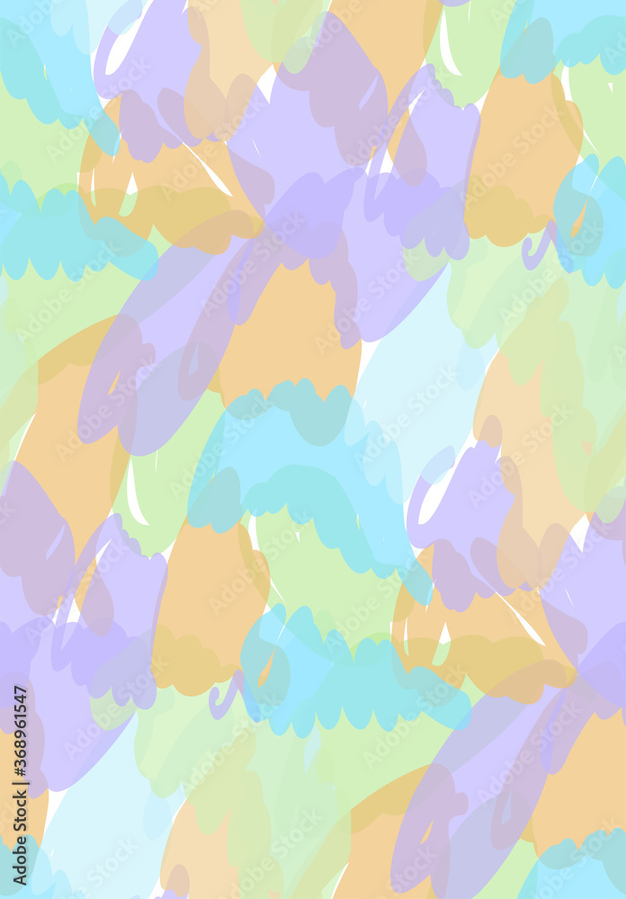 Abstract background seamless pattern , vector illustration . Free hand drawings .