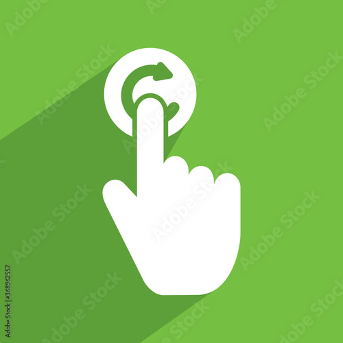 Photography replay icon, Technology icon vector