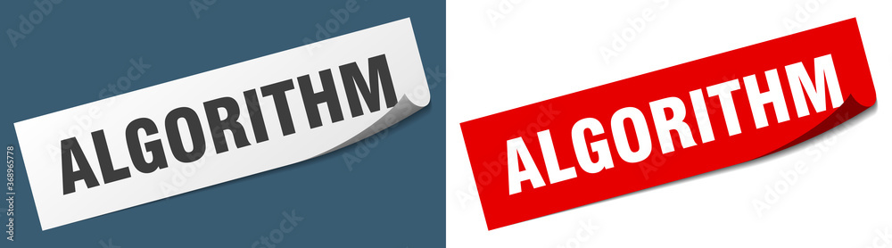 algorithm paper peeler sign set. algorithm sticker algorithm paper peeler sign set. algorithm sticker