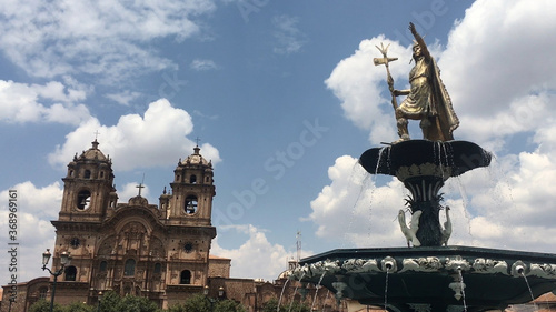 The Cathedral Basilica of the Assumption of the Virgin in Cusco, Peru.