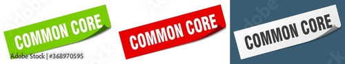 common core paper peeler sign set. common core sticker