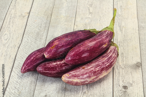 Vibrant tasty ripe Graffiti eggplant