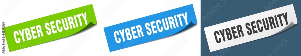 cyber security paper peeler sign set. cyber security sticker cyber security paper peeler sign set. cyber security sticker