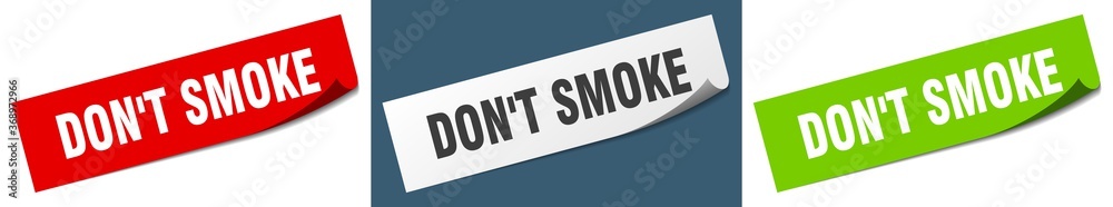 don't smoke paper peeler sign set. don't smoke sticker don't smoke paper peeler sign set. don't smoke sticker