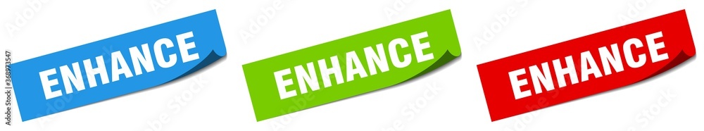 enhance paper peeler sign set. enhance sticker enhance paper peeler sign set. enhance sticker