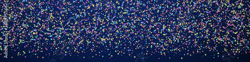 Festive flawless confetti. Celebration stars. Colo