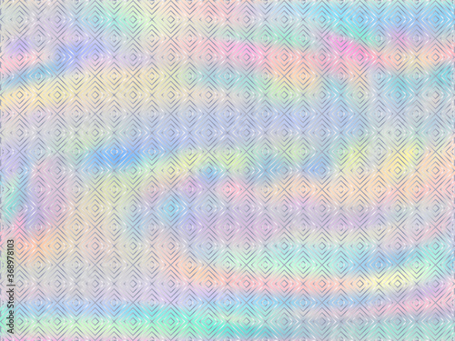 presentation holographic gradient vector template.