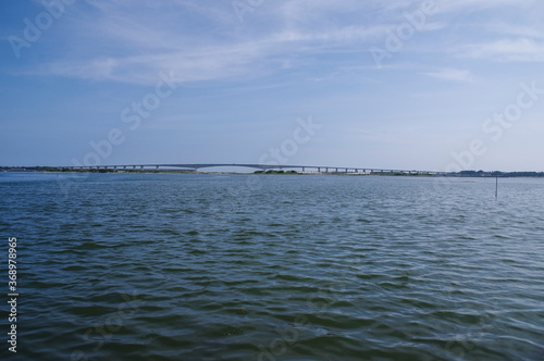 弁天島から見る浜名湖と浜名大橋