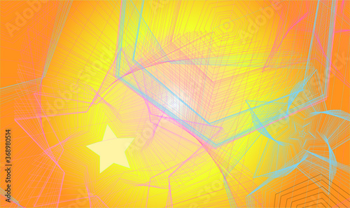 abstract background of shimmering colored shapes of a trend color on a background. Vector background