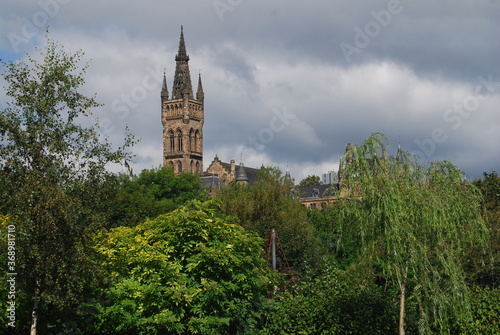 Glasgow University Tower, Glasgow, Scotland photo