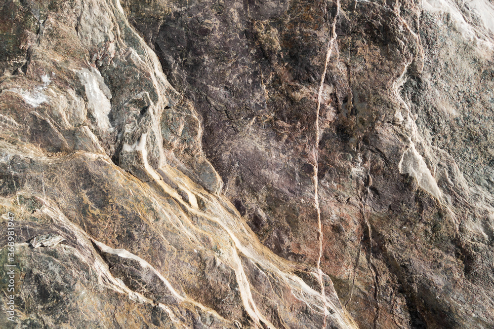 Waved rough structure of split dolerite stone Waved rough structure of split dolerite stone