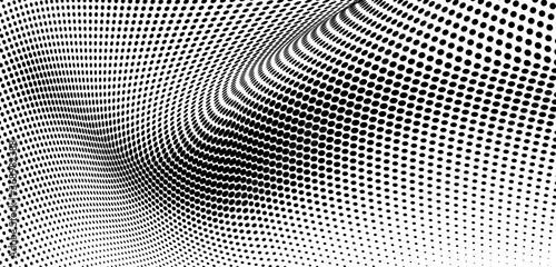 The halftone texture is monochrome. Vector chaotic background