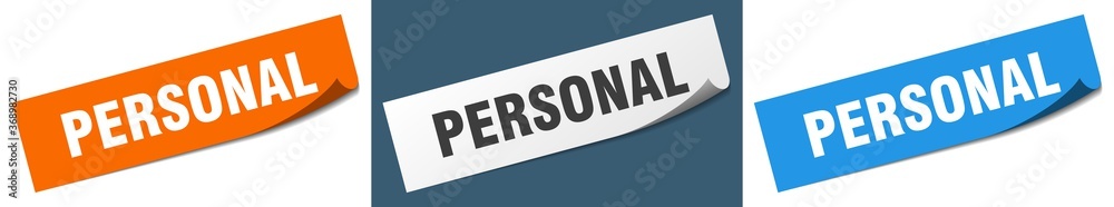 personal paper peeler sign set. personal sticker personal paper peeler sign set. personal sticker
