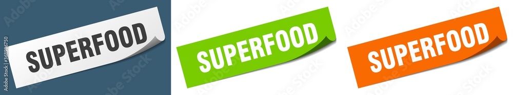 superfood paper peeler sign set. superfood sticker superfood paper peeler sign set. superfood sticker