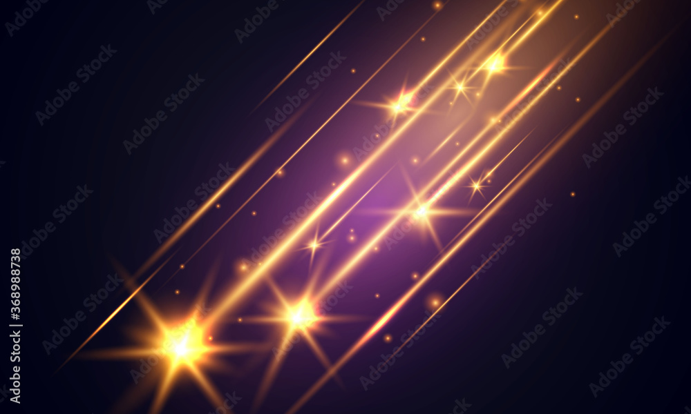 Obraz premium light effect Glowing. neon glow and flash background.