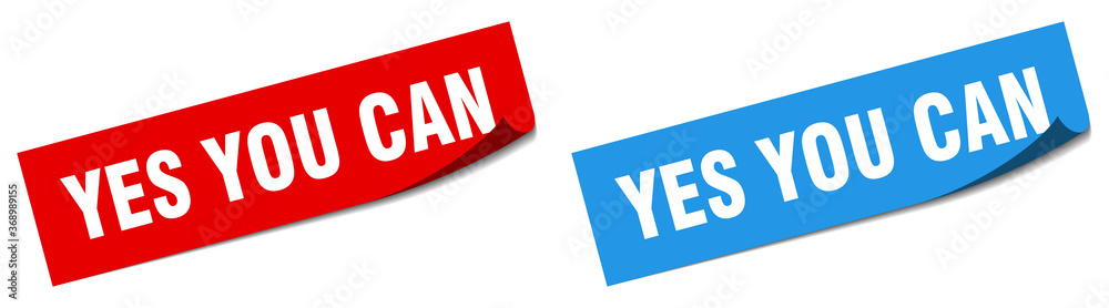 yes you can paper peeler sign set. yes you can sticker yes you can paper peeler sign set. yes you can sticker