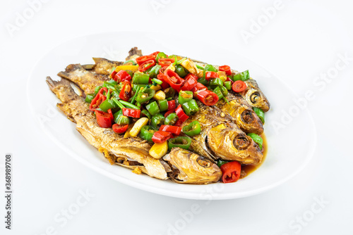 Chinese Hunan Home Cooking Spicy Hot-roasted Fish