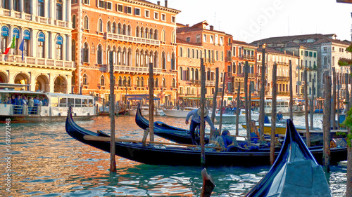 Venice Canalozzo Illuminated photo