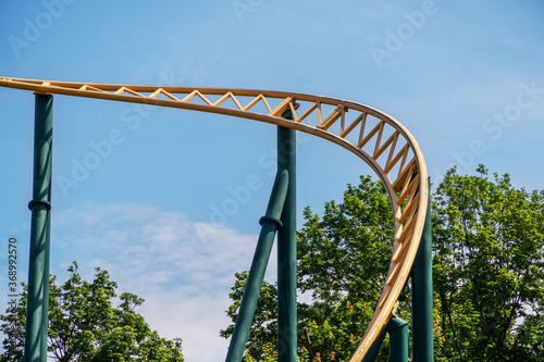 Tablou pe pânză turning rail on an attraction