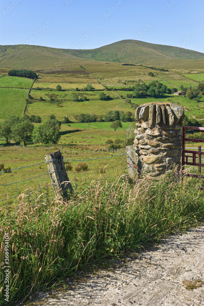 Hill farming in the Sperrin mountains, Co Londonderry, Northern Ireland