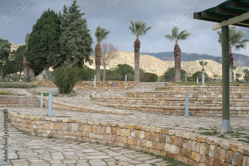 Limestone terraces at Pamukkale, near Denizli, Turkey