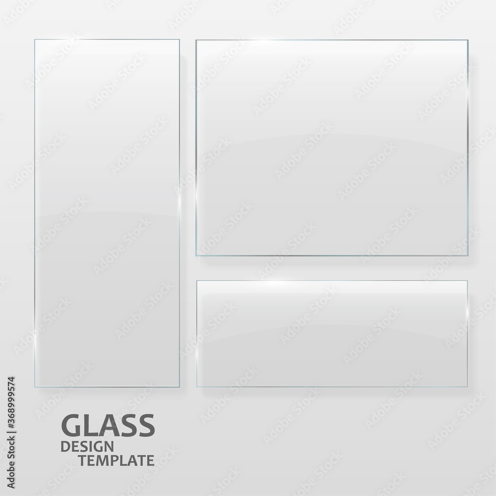 Glass plates set Glass plates set