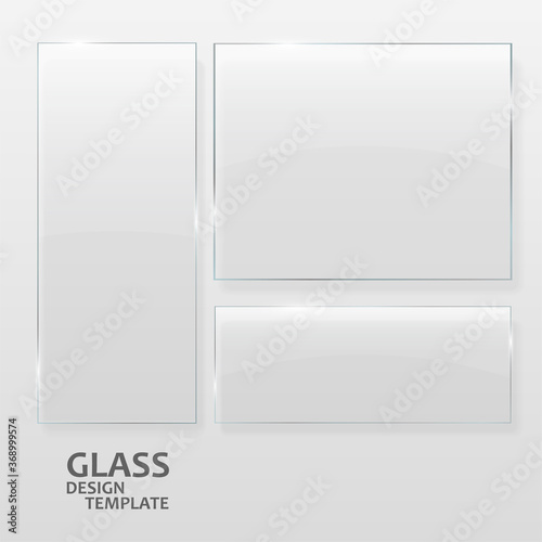 Glass plates set