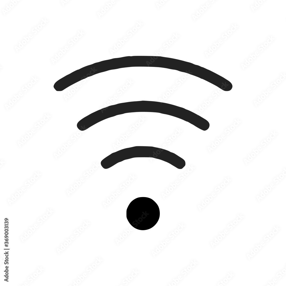 vector illustration of network antenna and wifi glyph icon vector illustration of network antenna and wifi glyph icon