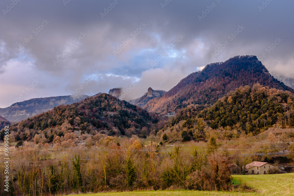 Clouds over the Mountains of Cabrera (Catalonia, Spain)