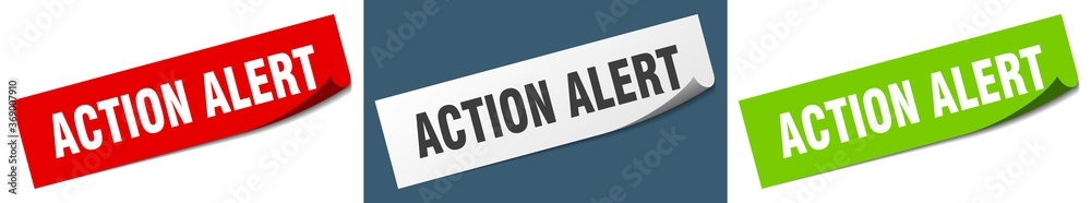 action alert paper peeler sign set. action alert sticker action alert paper peeler sign set. action alert sticker