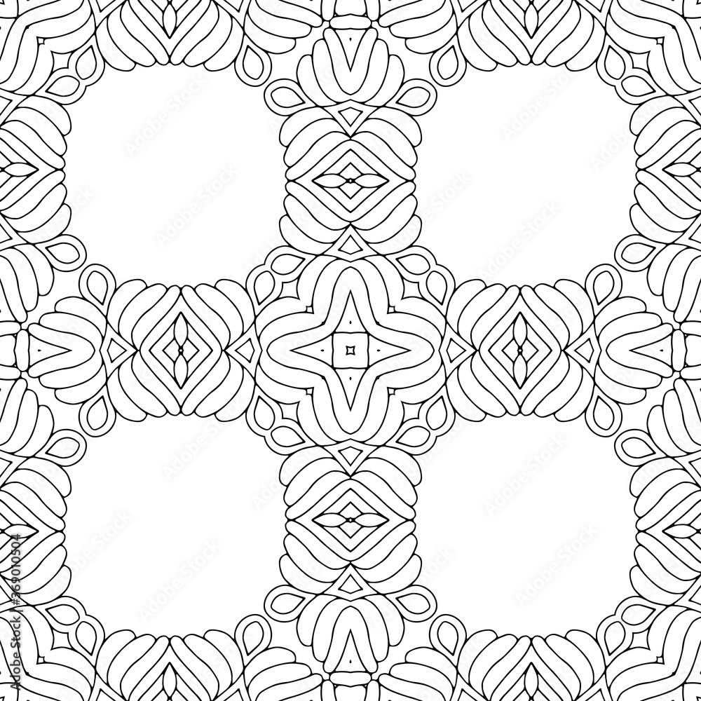 Obraz premium Seamless pattern. Vintage decorative elements