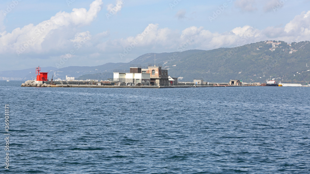 Molo Foraneo in Trieste Italy