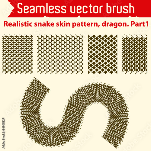 Vector brush set. Vector collection of brushes for the illustrator. Seamless brushes for the image of chains, ropes, wreaths. Customizable flexible brushes. Universal brushes for creating images.