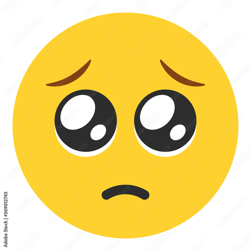 Fototapeta premium ぴえん 絵文字