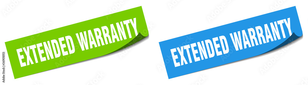 extended warranty paper peeler sign set. extended warranty sticker extended warranty paper peeler sign set. extended warranty sticker