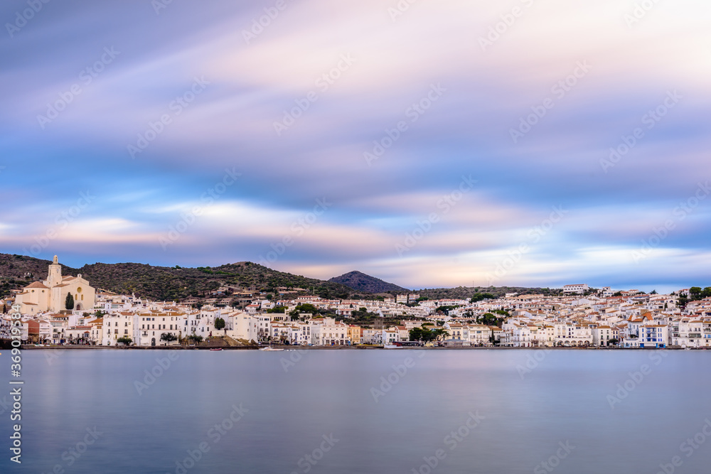 Morning view of the amazing town of Cadaques (Catalonia, Spain)