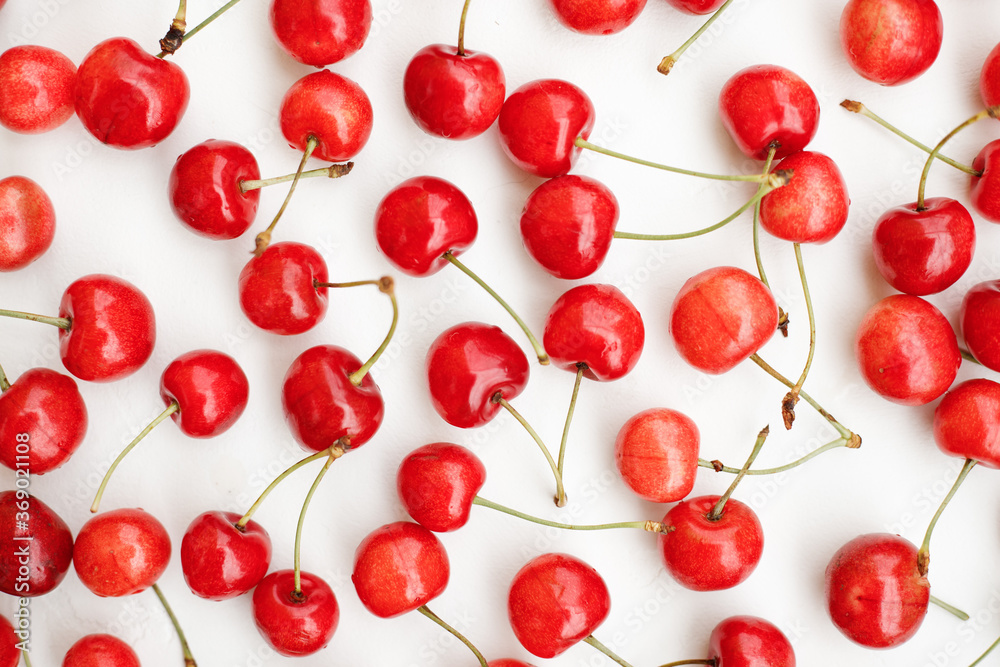 ripe fresh red cherries ripe fresh red cherries