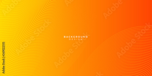 Orange abstract curve wave clean light gradient background photo