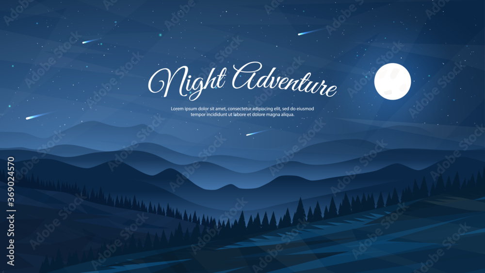 Vector illustration. Meadow realistic landscape. Clear polygonal sky. Triangle shapes. Hills. Graphic modern backdrop. Abstract art. Minimalist style. Design element for poster. Realistic wallpaper Vector illustration. Meadow realistic landscape. Clear polygonal sky. Triangle shapes. Hills. Graphic modern backdrop. Abstract art. Minimalist style. Design element for poster. Realistic wallpaper