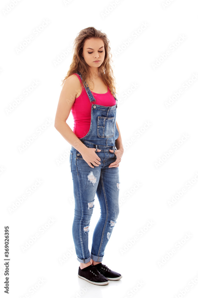 Portrait of sad young woman, depression concept. Portrait of sad young woman, depression concept.