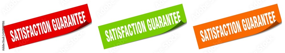 satisfaction guarantee paper peeler sign set. satisfaction guarantee sticker satisfaction guarantee paper peeler sign set. satisfaction guarantee sticker