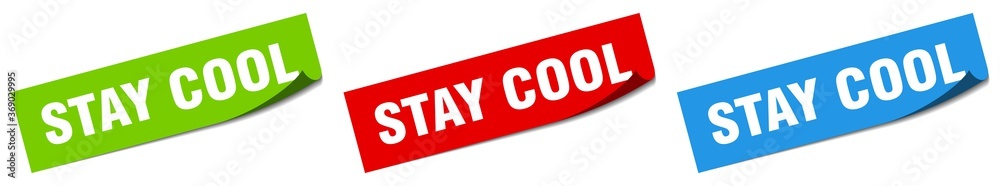 stay cool paper peeler sign set. stay cool sticker stay cool paper peeler sign set. stay cool sticker