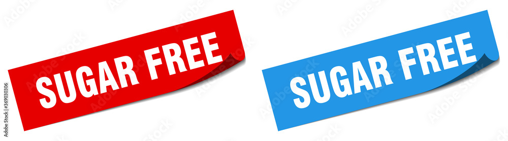 sugar free paper peeler sign set. sugar free sticker sugar free paper peeler sign set. sugar free sticker