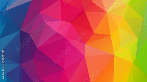 Polygonal geometric background. Low poly triangles mosaic. Abstract crystals backdrop. Vector template triangle pattern for web  presentations and prints.