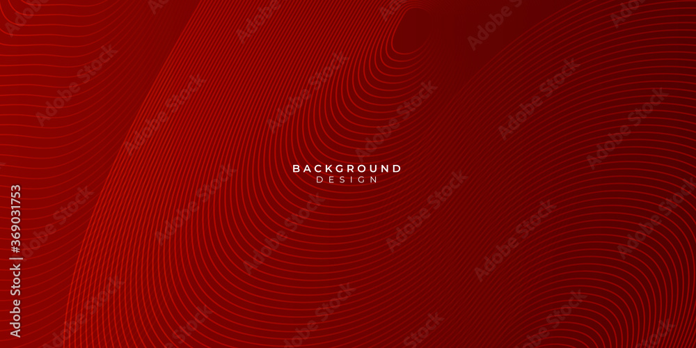 Abstract curve wave lines pattern technology on red gradients background. Abstract curve wave lines pattern technology on red gradients background.