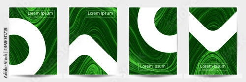 Set of abstract curved wave design Brochure, Flyer, Poster, leaflet, Annual report, Book cover, Graphic Design Layout template, A4 size