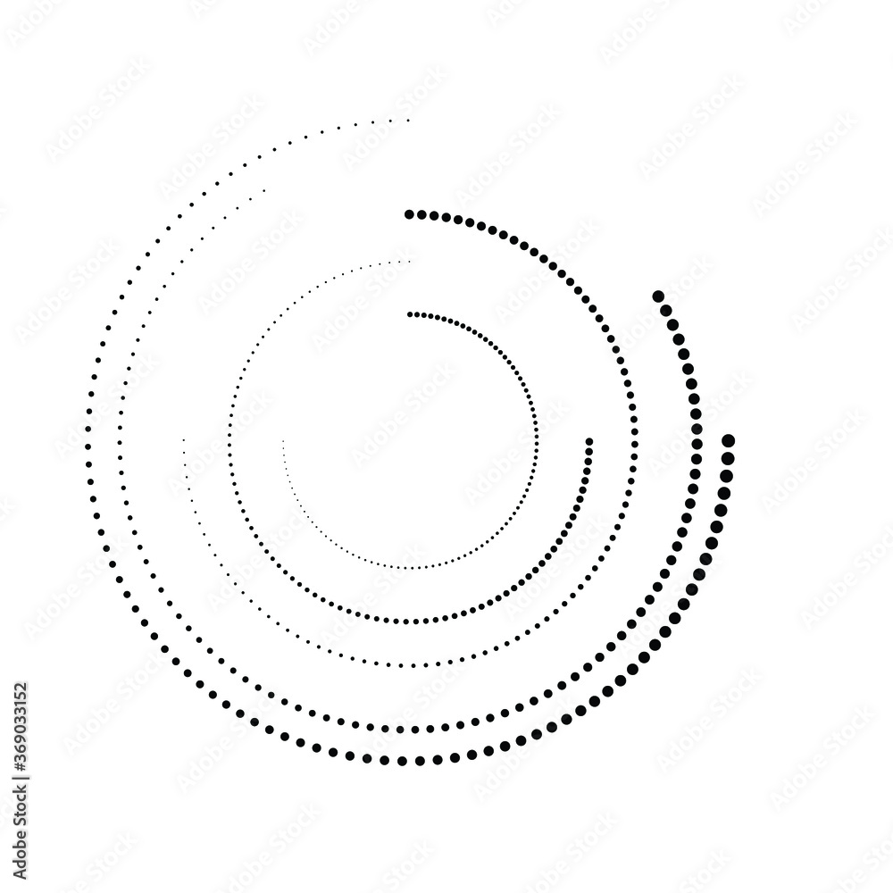 Halftone dots in circle form. round logo . vector dotted frame . design element Halftone dots in circle form. round logo . vector dotted frame . design element