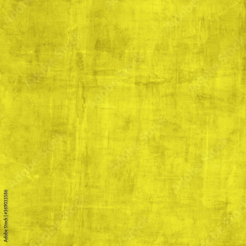 Yellow grunge wall for texture background © nata777_7