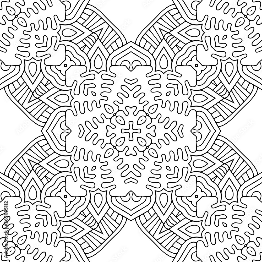 Seamless pattern. Vintage decorative elements