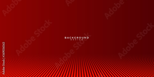 Modern red and crimson pop art background with halftone dots in comic style, vector illustration